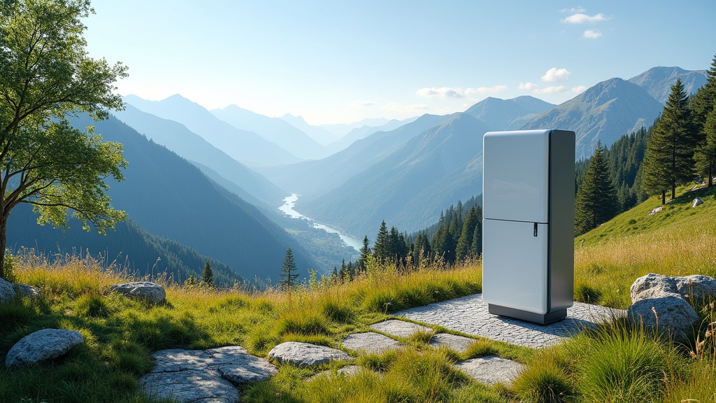 Borne de recharge électrique installée dans un cadre naturel de montagne à Autrans-Méaudre en Vercors