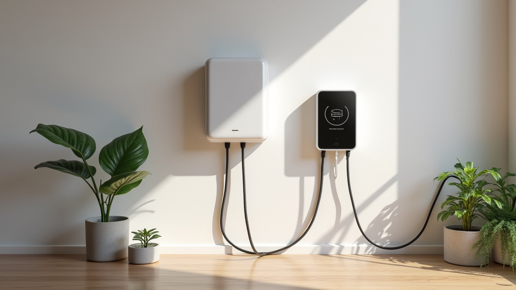 Borne de recharge électrique installée dans une maison à Viroflay