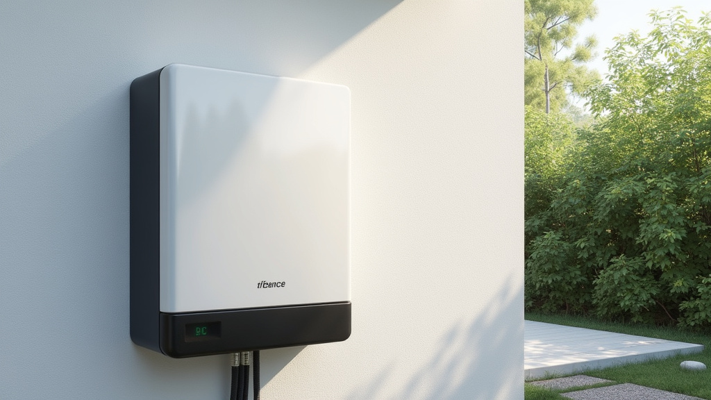 Borne de recharge électrique murale installée à l’extérieur d’une maison à Villers-sur-Mer