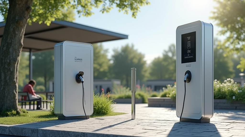 Borne de recharge électrique publique à Entre-Deux