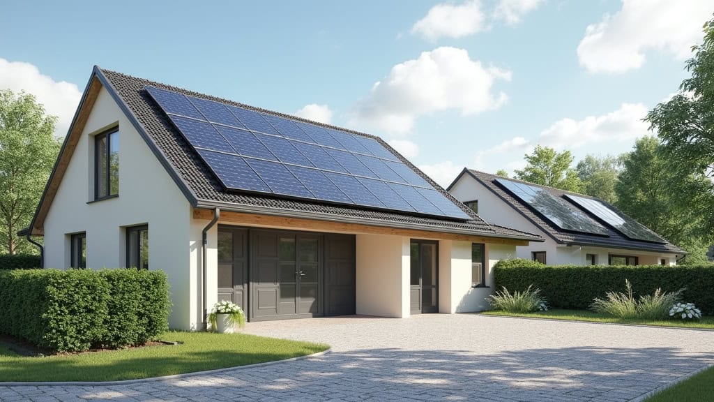 Borne de recharge électrique reliée à des panneaux solaires à Courçon