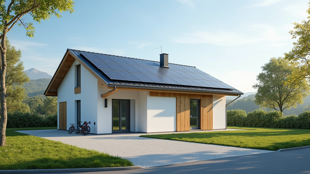 Borne de recharge électrique reliée à des panneaux solaires à Reichstett