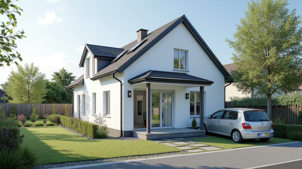 Borne de recharge électrique reliée à un système photovoltaïque à Fougerolles-du-Plessis