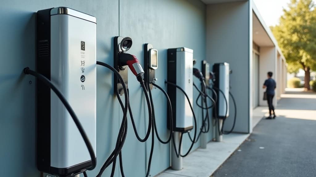 Borne de recharge électrique terminée à Déols