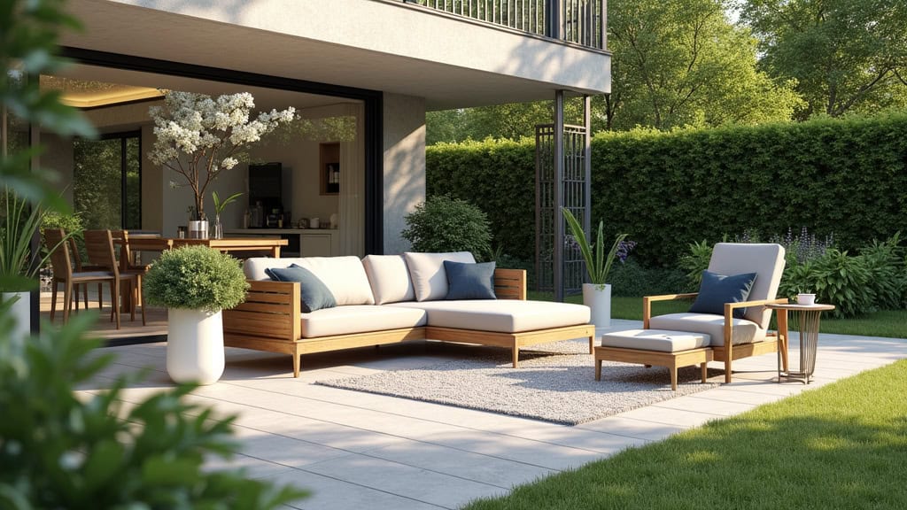 Borne de recharge installée à l’extérieur dans un jardin à Sergines