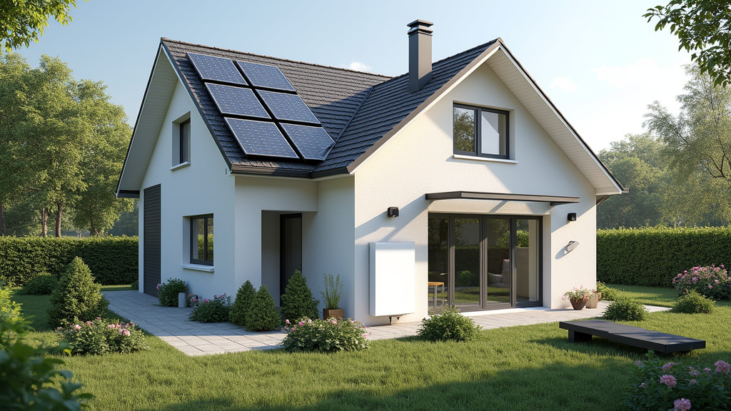 Borne de recharge installée à l’extérieur d’une maison à Grâces