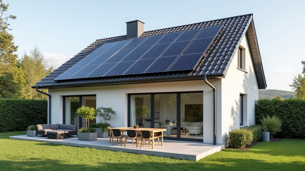 Borne de recharge installée à l’extérieur d’une maison individuelle à Pont-de-l