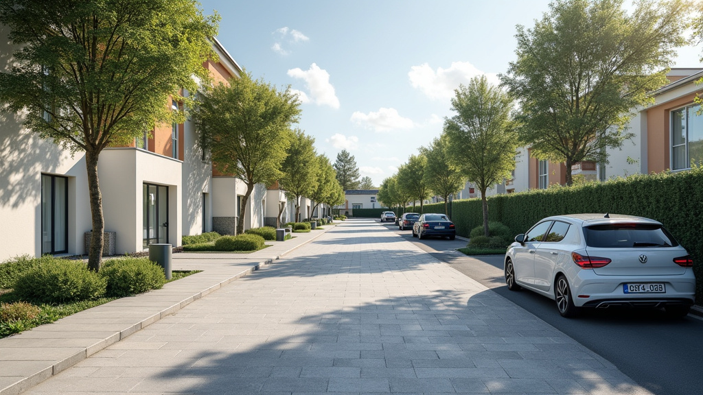 Borne de recharge installée dans un parking de copropriété à Cavaillon