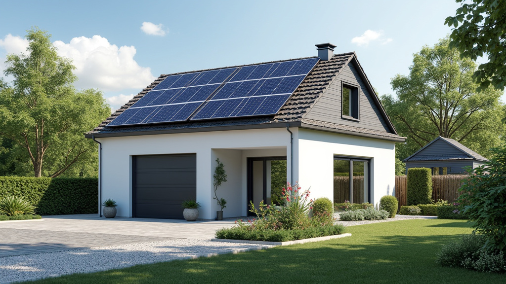 Borne de recharge installée devant une maison à Gargenville