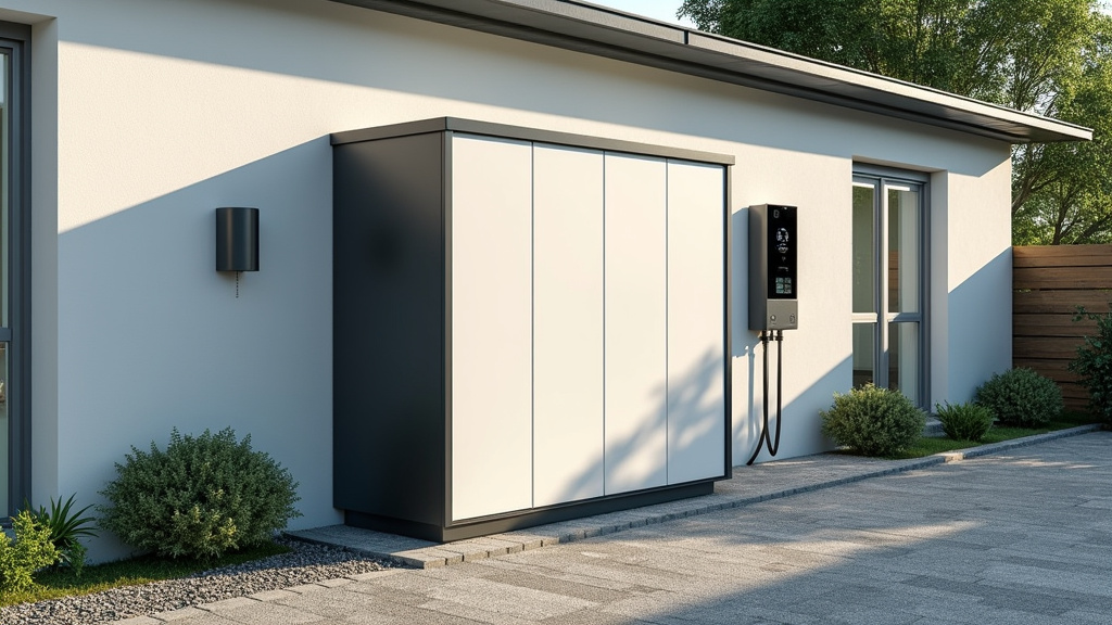 Borne de recharge installée près d