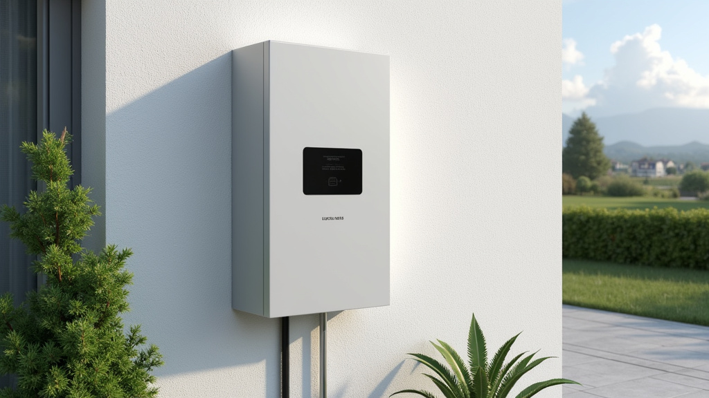 Borne de recharge installée sur un mur extérieur à Peypin