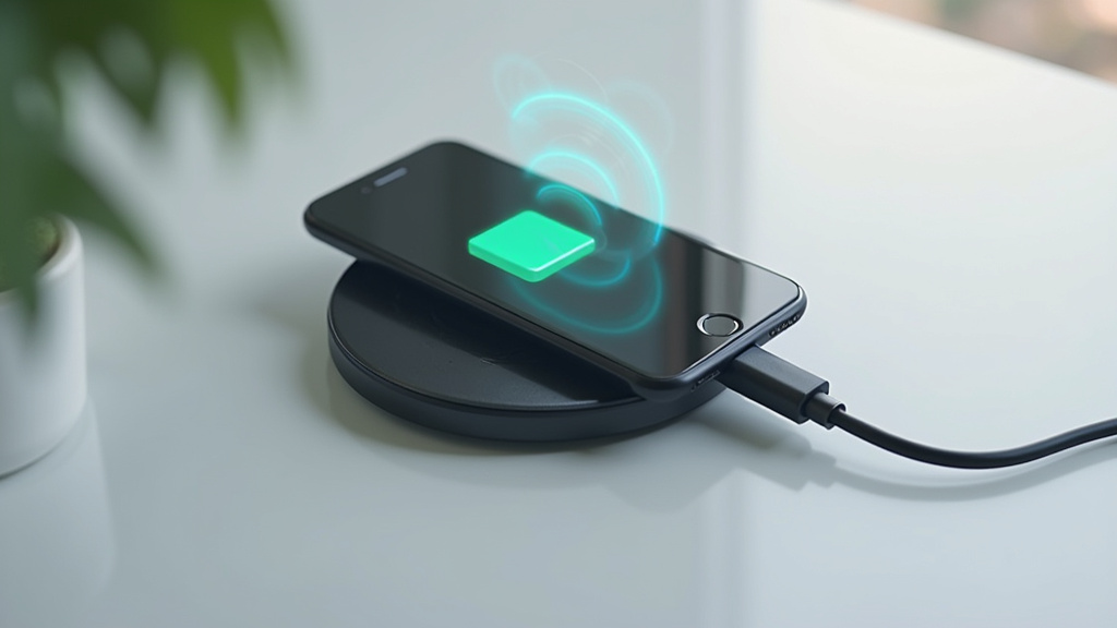 Borne de recharge intelligente connectée par Wi-Fi à un smartphone