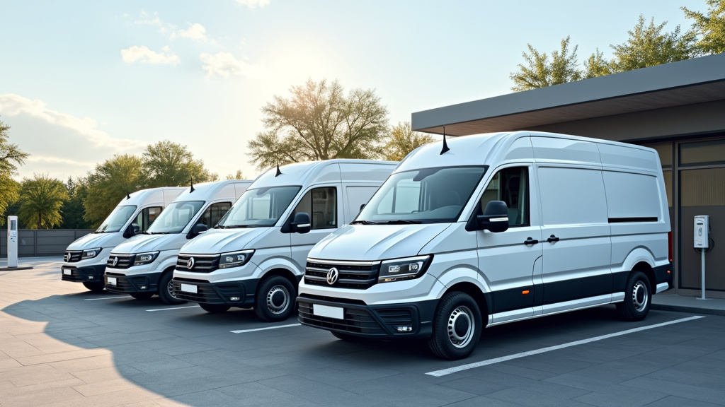 Borne de recharge pour entreprise à Blangy-sur-Bresle avec plusieurs véhicules électriques