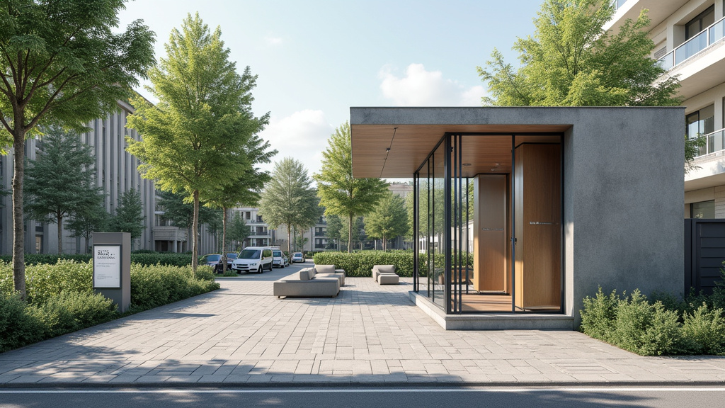 Borne de recharge publique en milieu urbain à Oberschaeffolsheim