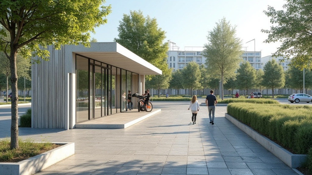 Borne de recharge publique en milieu urbain à Vitry-aux-Loges