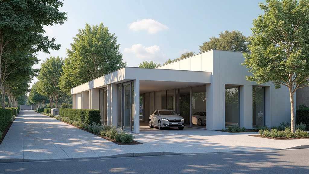 Borne de recharge publique REVEO située sur l