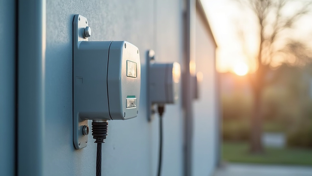 Borne électrique connectée en fonctionnement à Martinvast