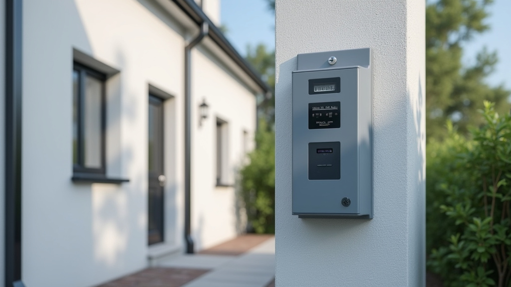 Borne électrique extérieure équipée d