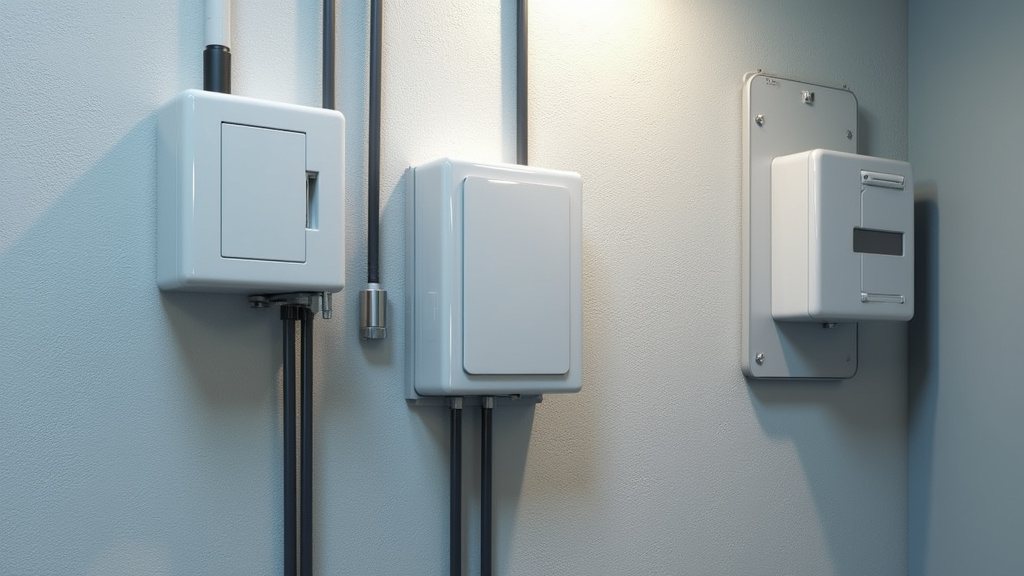 Borne électrique installée à l