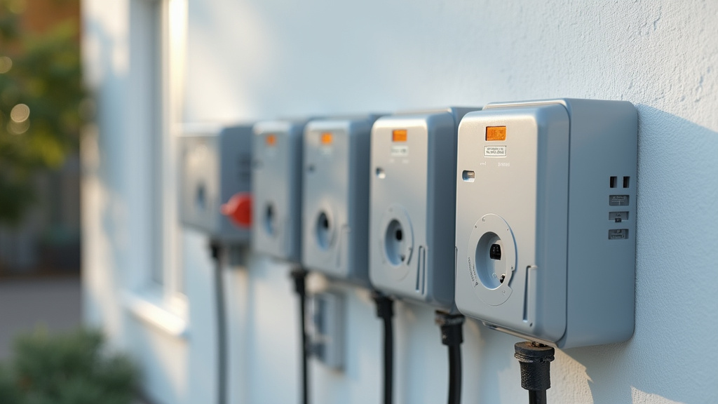 Borne électrique installée à l