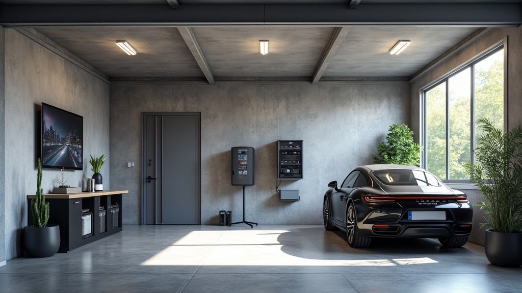 Borne électrique installée dans un garage à Joyeuse
