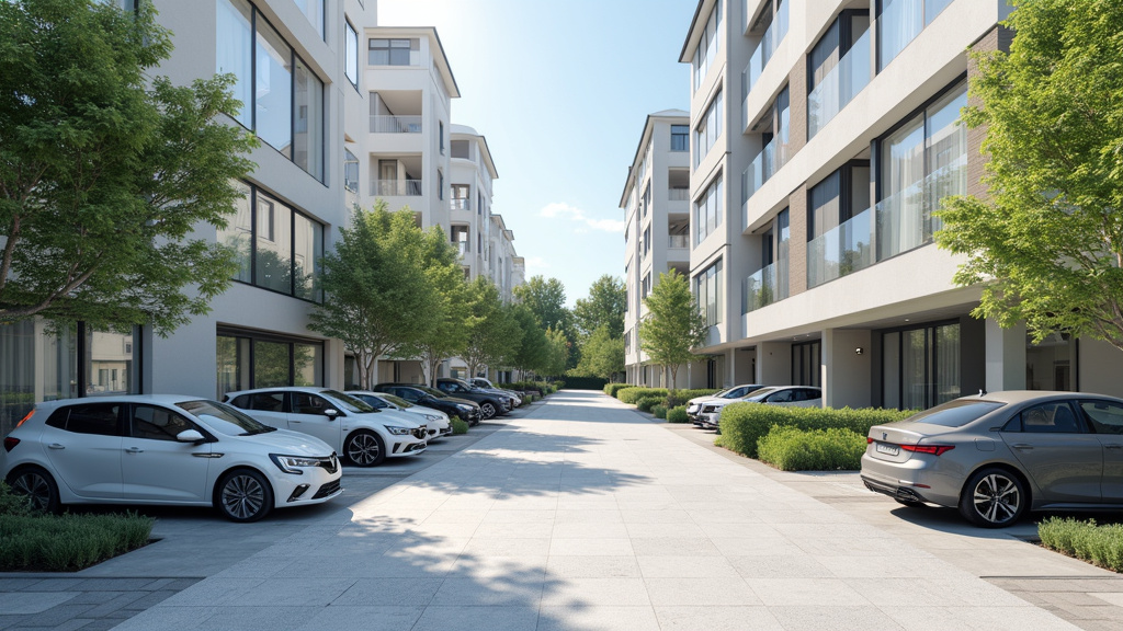 Borne électrique installée dans un parking de copropriété à Gagny