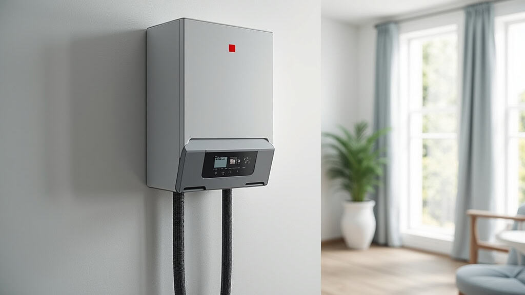 Borne électrique installée dans une copropriété à Plémet