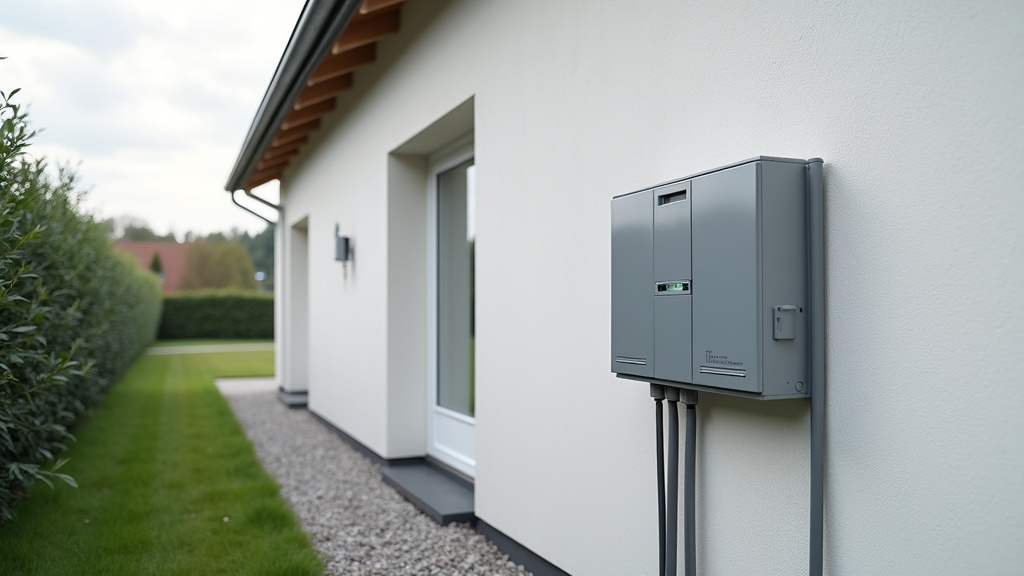 Borne électrique installée dans une propriété à Fontcouverte