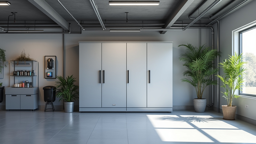 Borne électrique installée et fonctionnelle dans un garage à Cheix-en-Retz - vue d