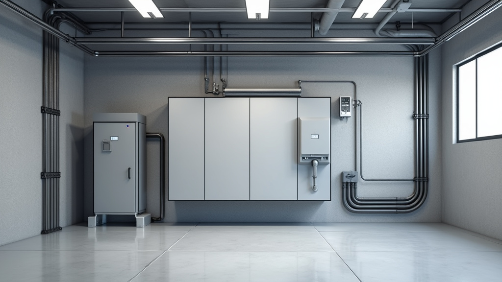 Borne électrique triphasée de 22 kW installée dans un garage professionnel à Villereau