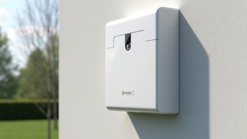 Borne Wallbox Pulsar Plus installée sur un mur extérieur à Mazet-Saint-Voy