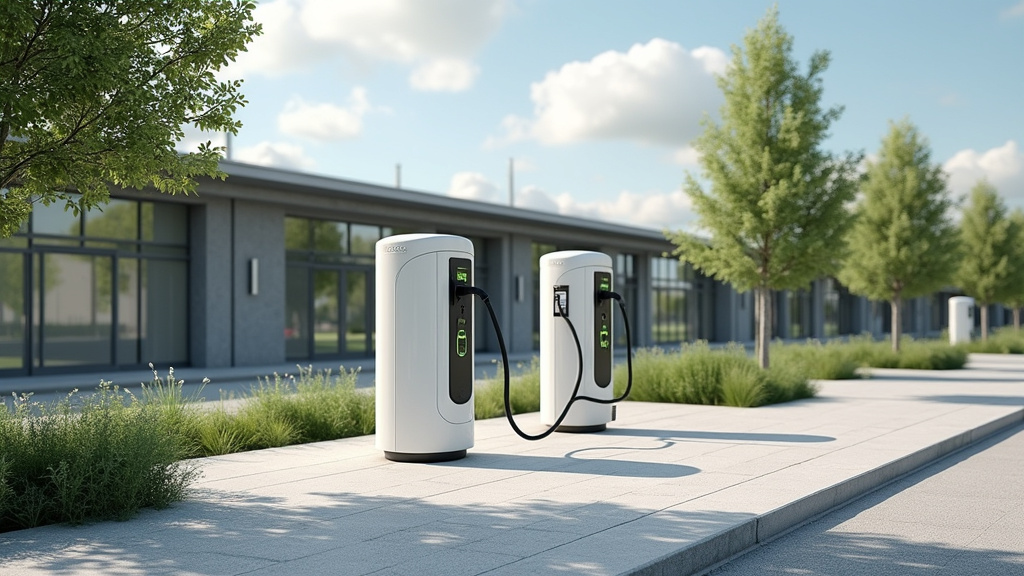 Bornes de recharge électrique publiques à Chauffailles sur une place