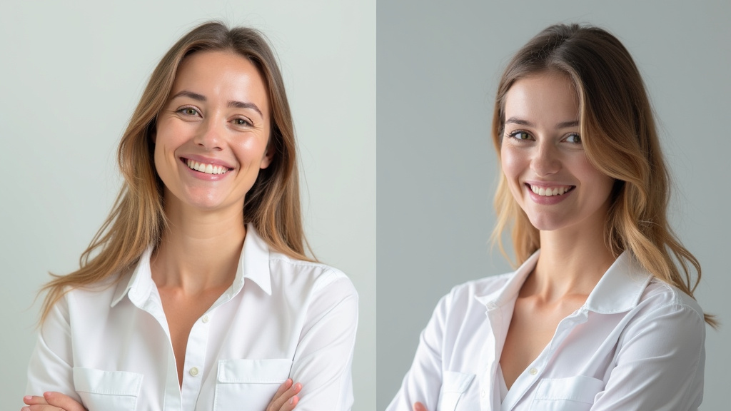 Comparaison avant et après l