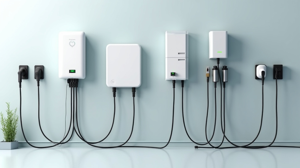 Comparaison de plusieurs modèles de bornes de recharge électrique