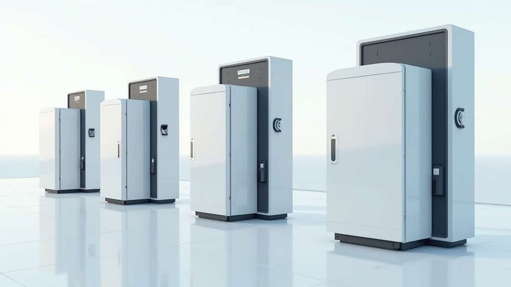 Comparaison visuelle des différentes bornes de recharge disponibles en 2025