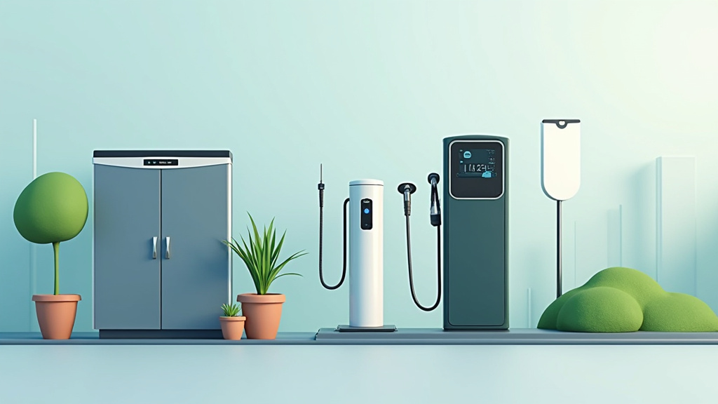 Comparaison visuelle des différents types de bornes de recharge électrique à Penchard