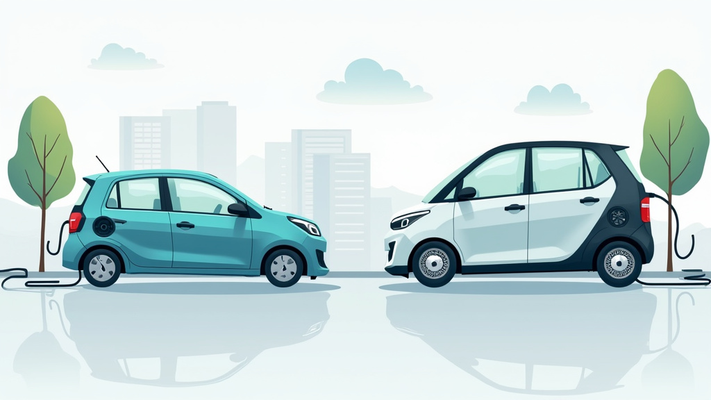 Comparaison visuelle des différents types de bornes de recharge pour véhicules électriques