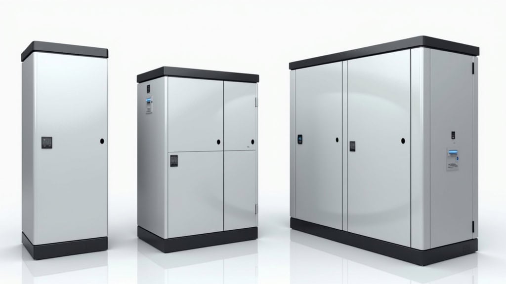 Comparaison visuelle des puissances de bornes électriques 7,4 kW, 11 kW et 22 kW