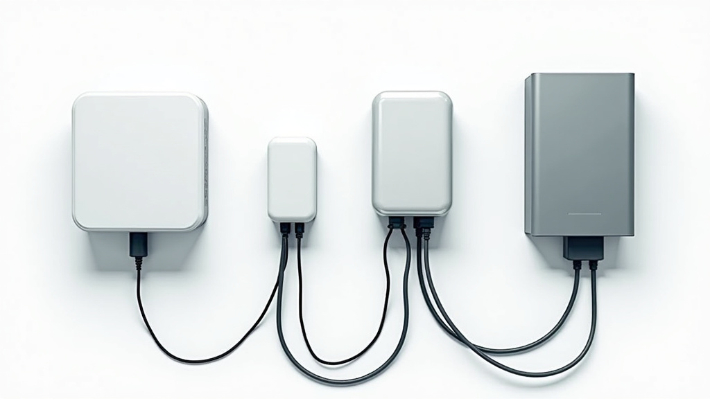 Comparatif visuel des différents types de bornes de recharge électrique