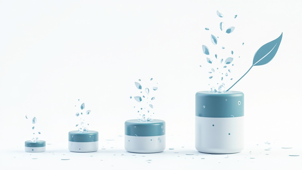 Démonstration des différentes étapes du processus d