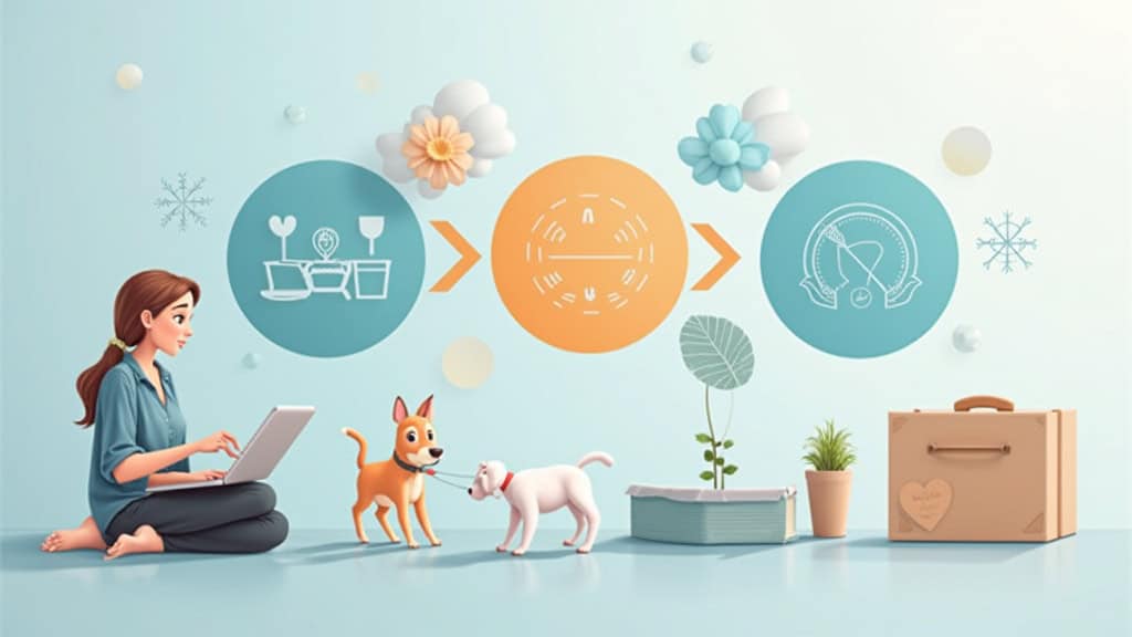 Démonstration des étapes d