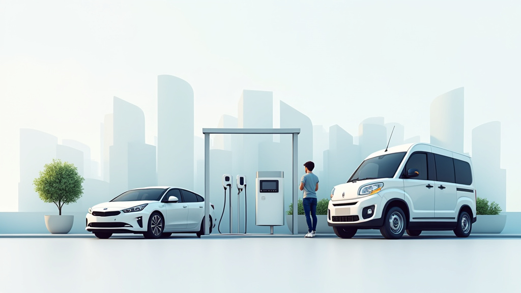 Différents modèles de bornes de recharge électrique pour véhicule