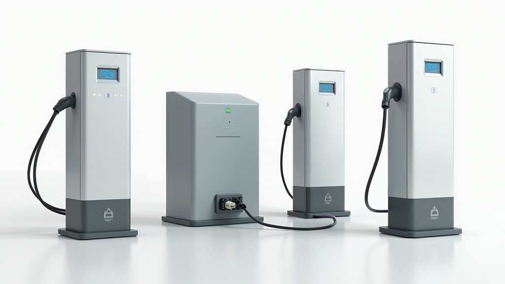 Différents modèles de bornes de recharge électrique