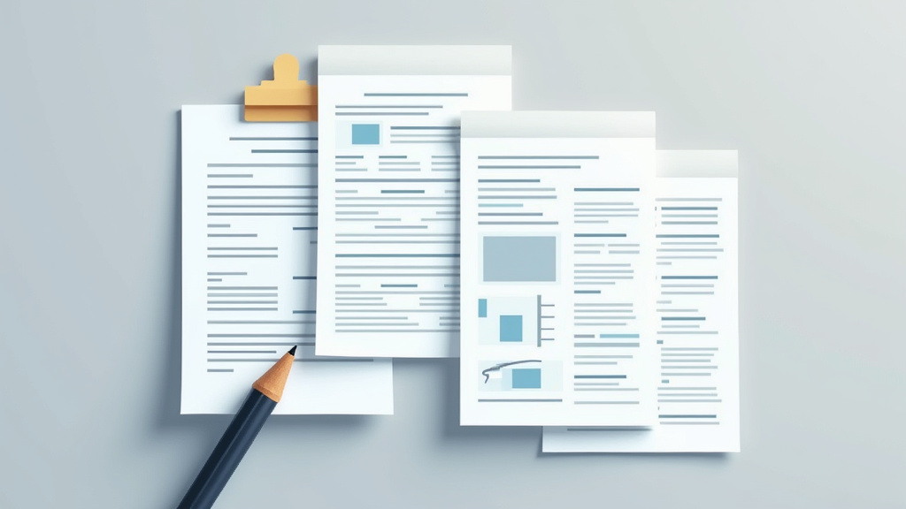 Documents administratifs pour l