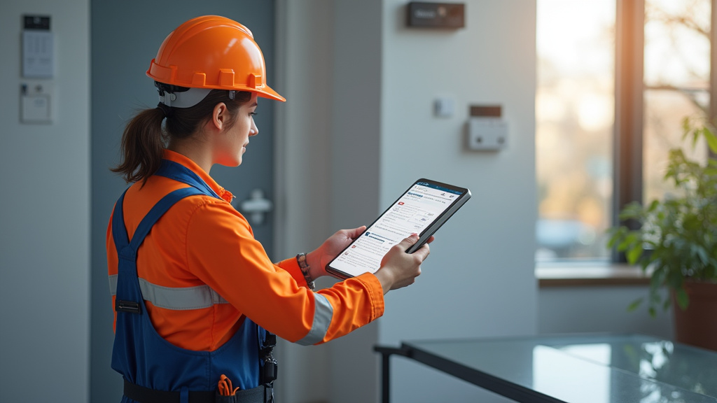 Électricien certifié IRVE en intervention pour l