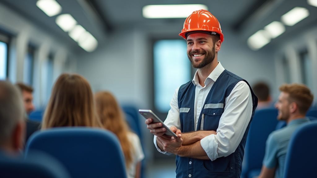 Électricien certifié IRVE en train d