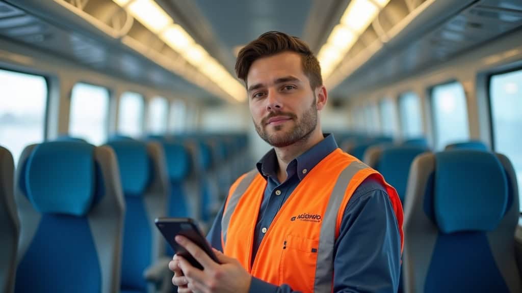 Électricien certifié IRVE en train d