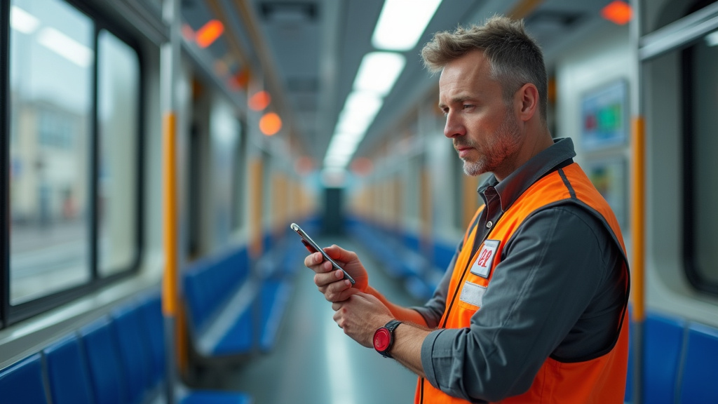 Électricien certifié IRVE en train d