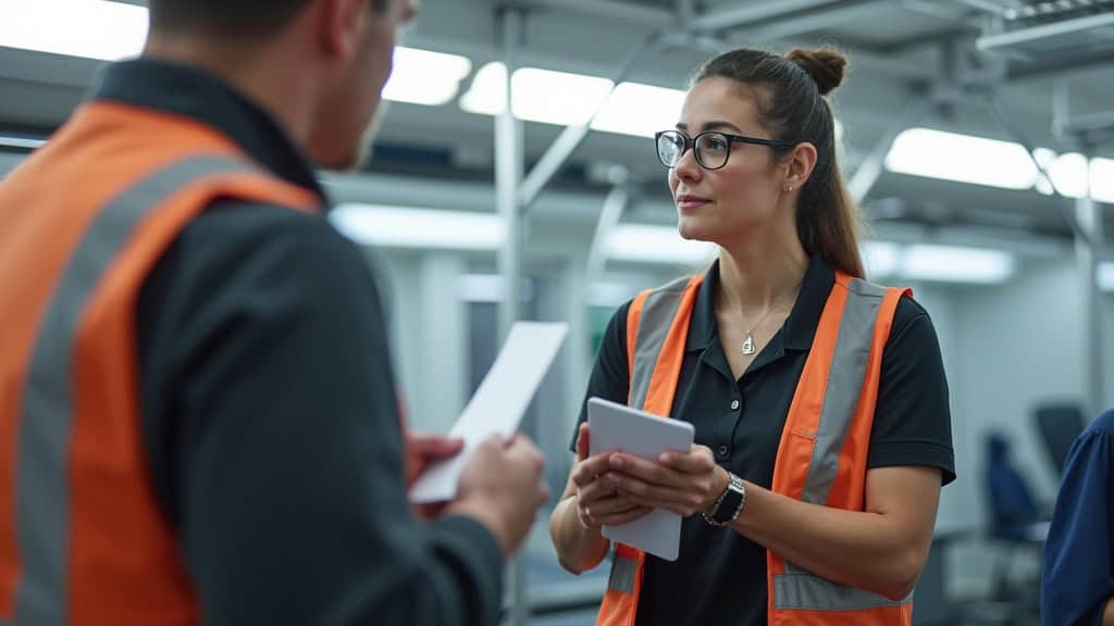 Électricien certifié IRVE en train d