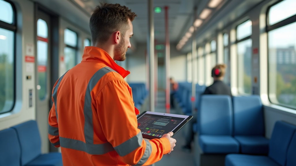 Électricien certifié IRVE en train d